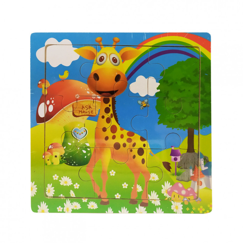 Деревянная игрушка Пазлы MD 2159 животные