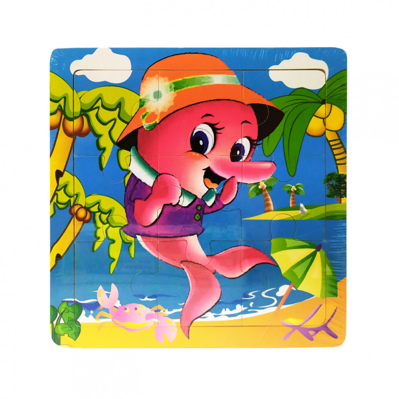 Деревянная игрушка Пазлы MD 2159 животные