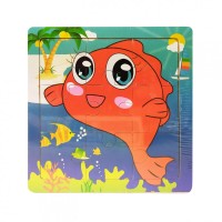 Деревянная игрушка Пазлы MD 2159 животные