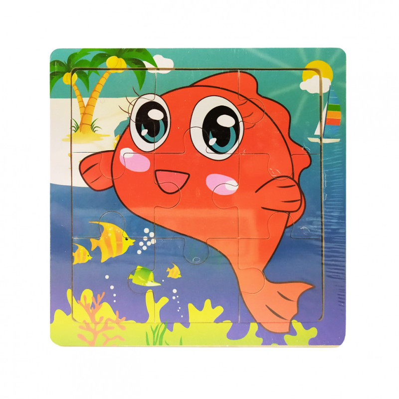 Деревянная игрушка Пазлы MD 2159 животные