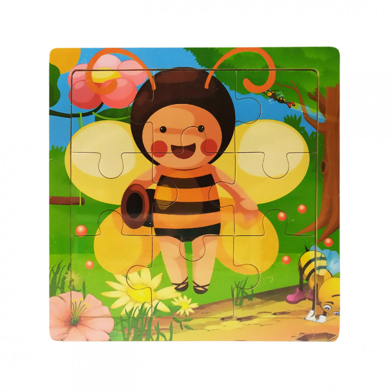 Деревянная игрушка Пазлы MD 2159 животные