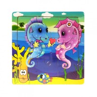 Деревянная игрушка Пазлы MD 2159 животные