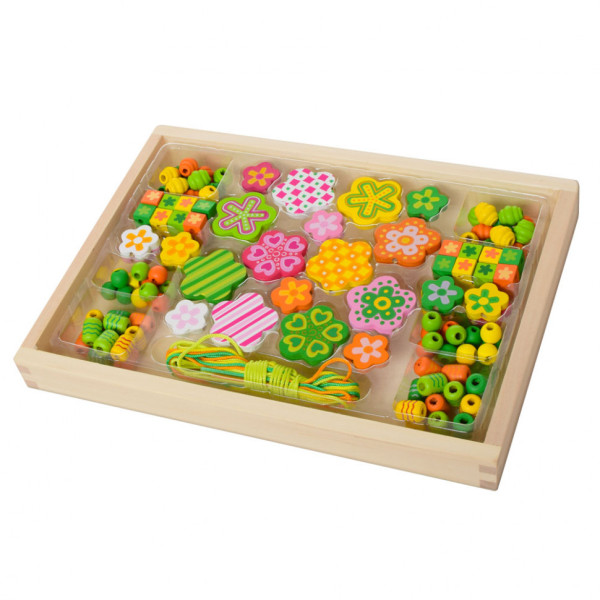 Дитяча розвиваюча іграшка Шнурівка MD 2032 дерев'яна