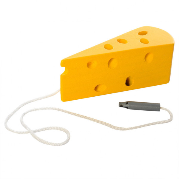 Дитяча розвиваюча іграшка Шнурівка MD 0494 дерев'яна