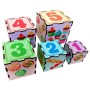 Деревянные кубики-пирамидка "Сладости" Ubumblebees (ПСД014) PSD014, 5 кубиков