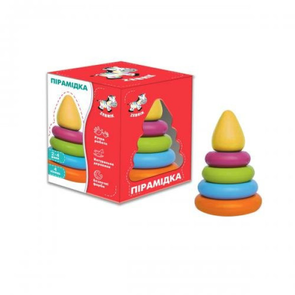 Розвиваюча пірамідка кольорова ZB1011-01 маленька