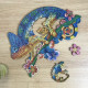 Деревянный пазл. GO Puzzle "Приключения переливающегося хамелеона" 137 дет. GO0002