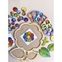 Настольная развивающая игра "Цветик-семицветик-2" Ubumblebees (ПСФ039) PSF039 сортер с карточками