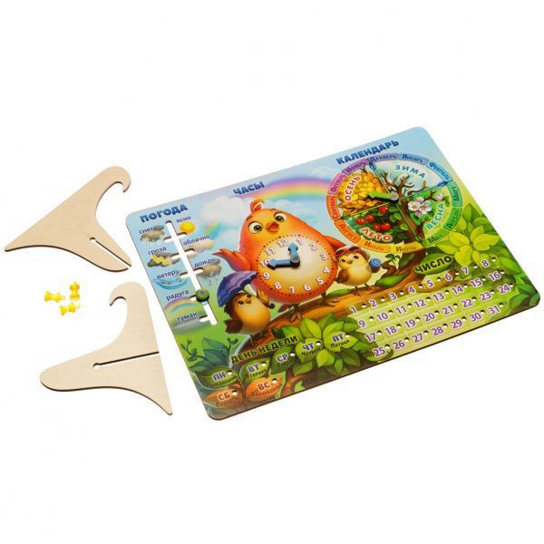 Розвиваюча гра Календар - 2 "Пташка" Ubumblebees (ПСФ029-УКР) PSF029-UKR Укр