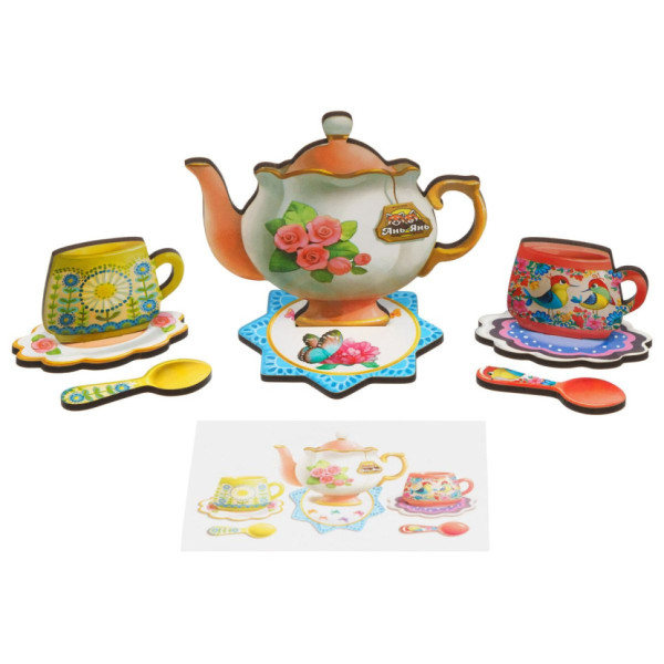 Настільна гра "Веселе чаювання" Ubumblebees (ПСД191) PSD191 дерев'яна