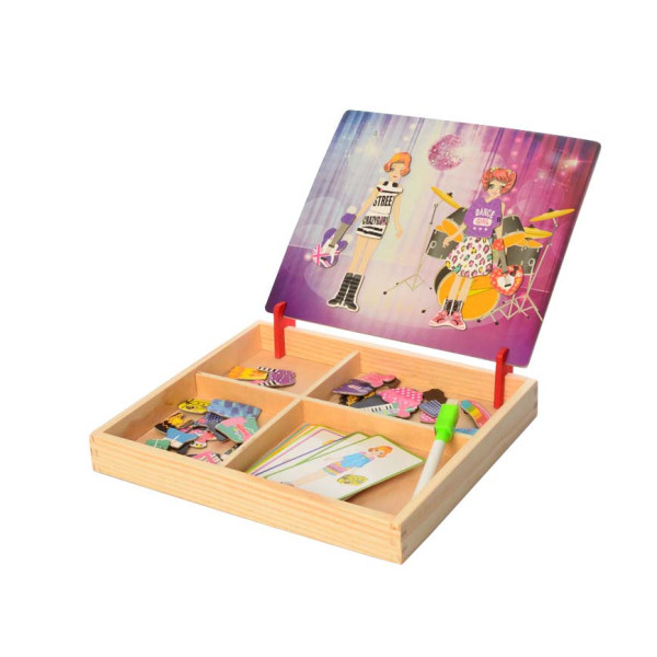 Розвиваюча іграшка Гардероб MD 1339 дерев'яна