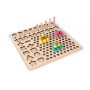 Дерев'яна іграшка 4 в1 WD2703 мозаїка, пірамідки, рибалка, цифри