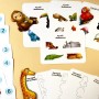 Деревянная настольная игра "Повтори по схеме - Африка" Ubumblebees (ПСД178) PSD178 на липучках