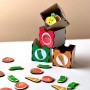 Деревянная настольная игра "Овощи -2" Ubumblebees (ПСД008) PSD008 сортер-комодик
