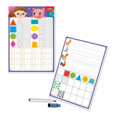 Дошка-тренажер "Фігури та форми" Vladi Toys VT5010-27 (укр) (VT5010-27)