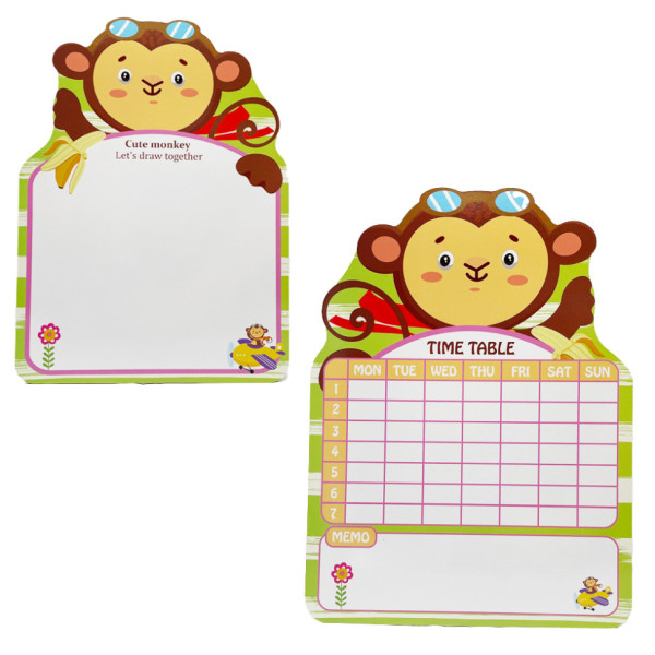 Дощечка для малювання "Мавпа" TD2023136-3 маркер в комплекті 21-27 см (TD2023136-3)