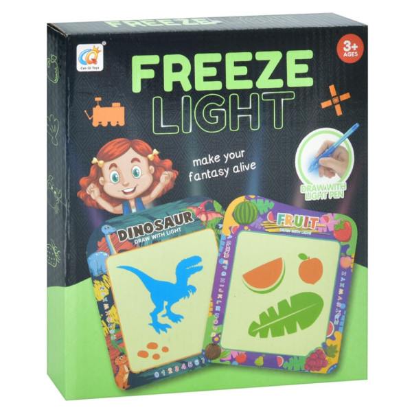 Дошка для малювання світлом CQ150-4-5(Dinosaur) маркера 4 шт (CQ150-4-5)