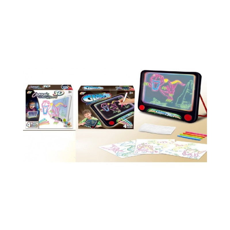 Дитяча 3D дошка для малювання YM157 з маркерами