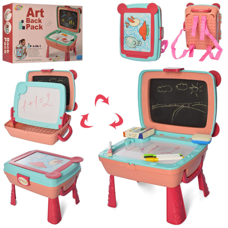 Детская досточка/столик для рисования 771-1 , 4в1