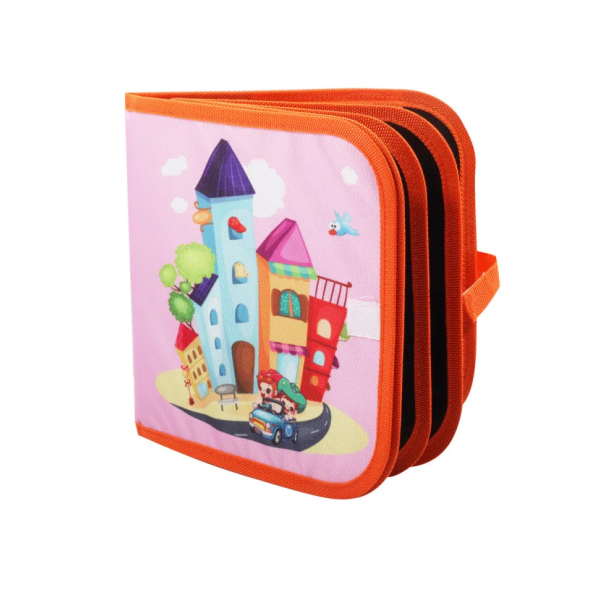 Книжечка для рисования 28056 на липучке и с мелками