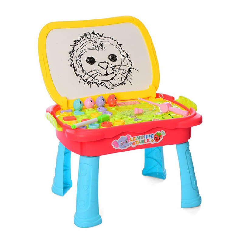 Дитячий ігровий столик 0503MR мольберт і рибалка Дитячий ігровий столик 0503MR мольберт і рибалка