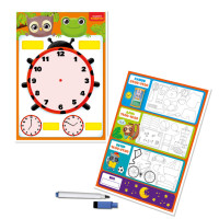 Доска-тренажер "Часы и распорядок дня" VT5010-29 (укр)(VT5010-29)