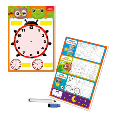 Дошка-тренажер "Годинник та розпорядок дня" VT5010-29 (укр) (VT5010-29)