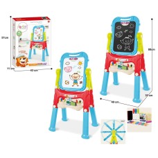 Дитяча дошка-мольберт на ніжках 050-7 двостороння