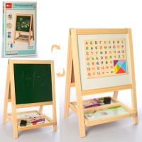 Розвиваюча іграшка Мольберт MD 2318 дерев'яна Розвиваюча іграшка Мольберт MD 2318 дерев'яна