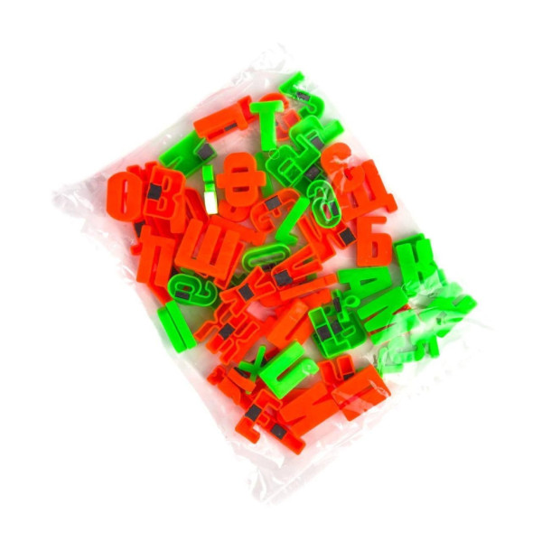 Обучающая магнитная доска 0185 с алфавитом (0185(Blue))