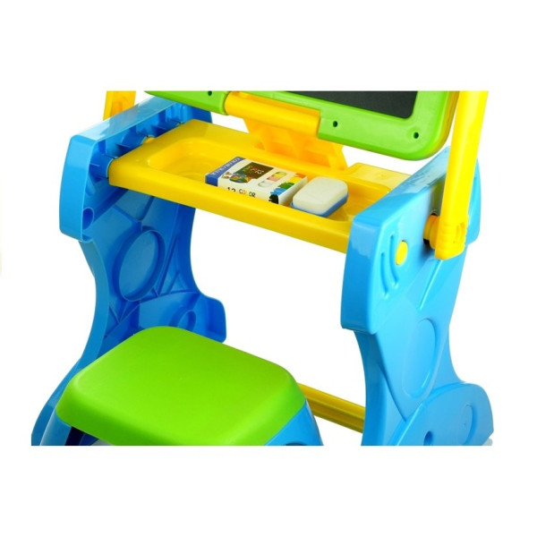 Детский мольберт/парта со стульчиком YM884(Blue) синий