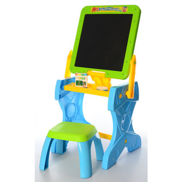 Детский мольберт/парта со стульчиком YM884(Blue) синий