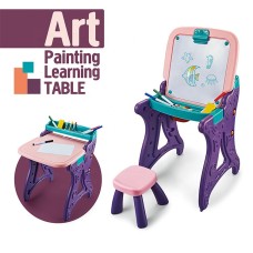 Детский столик-мольберт для рисования 8833-35 со стульчиком
