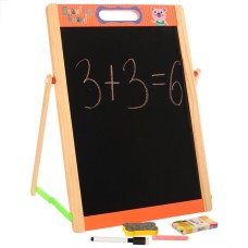 Дерев'яний мольберт з буквами і цифрами MD 2140 маркер в комплекті