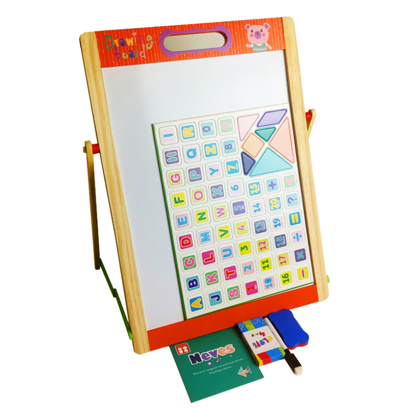 Развивающий мольберт MD 2273 деревянный Развивающий мольберт MD 2273 деревянный