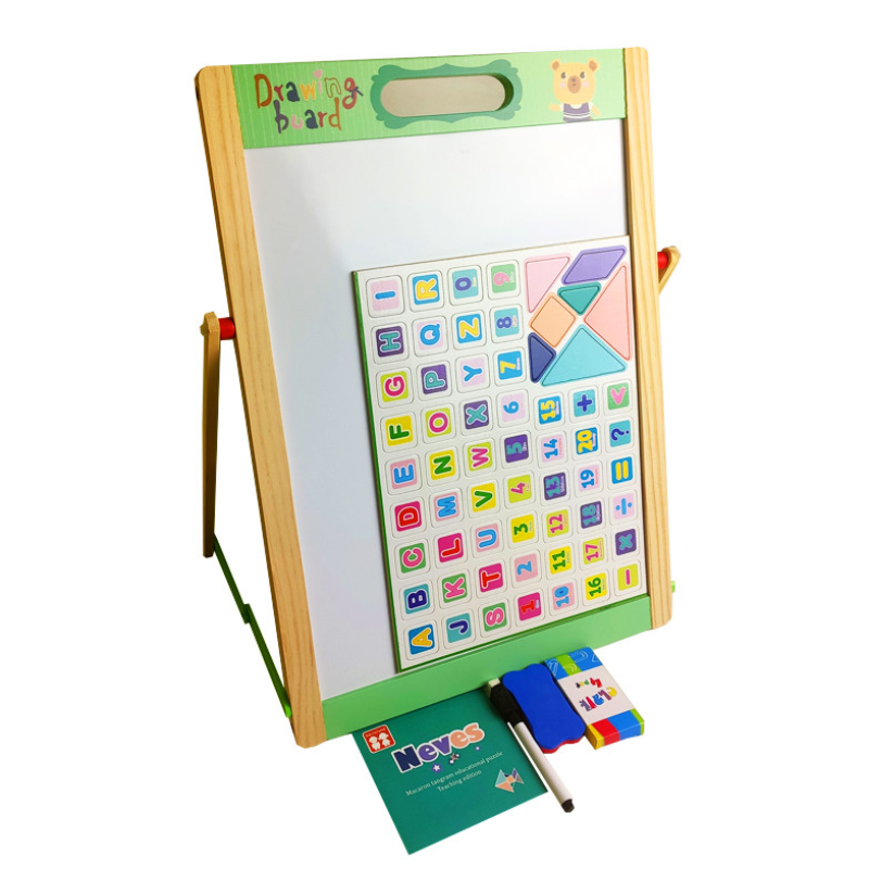 Развивающий мольберт MD 2273 деревянный Развивающий мольберт MD 2273 деревянный