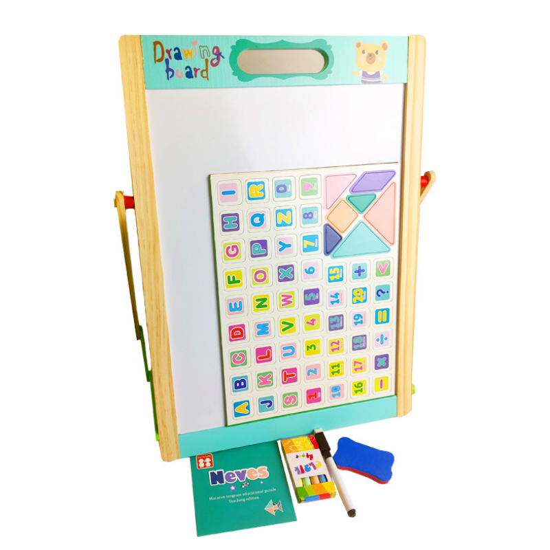 Развивающий мольберт MD 2273 деревянный Развивающий мольберт MD 2273 деревянный