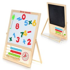Детская деревянная досточка MD 0314 с цифрами и счетами