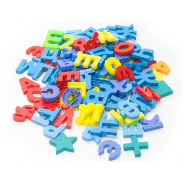 Детский набор "Магнитные азбука и цифры" Colorplast 2248