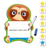 Магнітна дошка "Лінівець" з маркером Vladi Toys VT3601-22 (укр.) (VT3601-22)