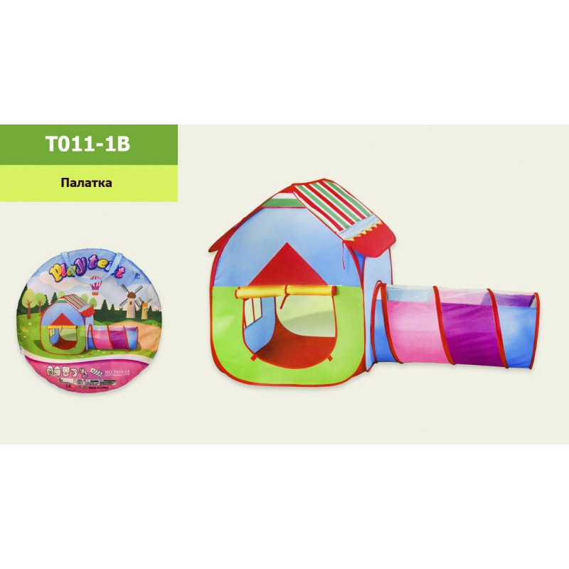 Дитяча ігрова палатка з трубою T011-1B в сумці