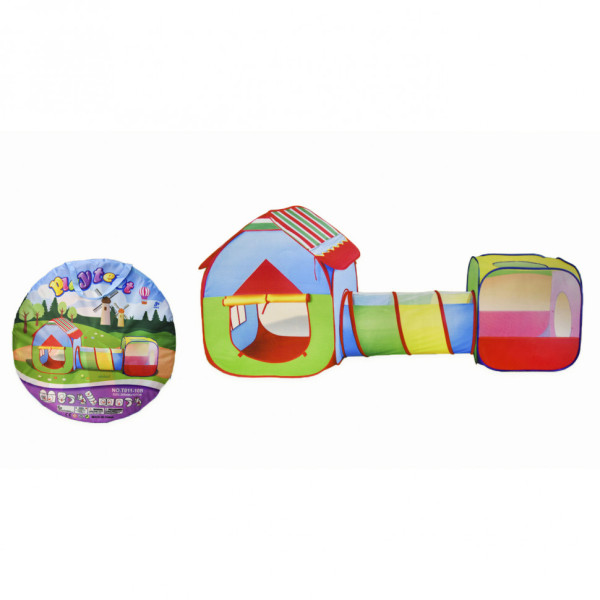Дитячий намет T011-10B будиночок з тунелем