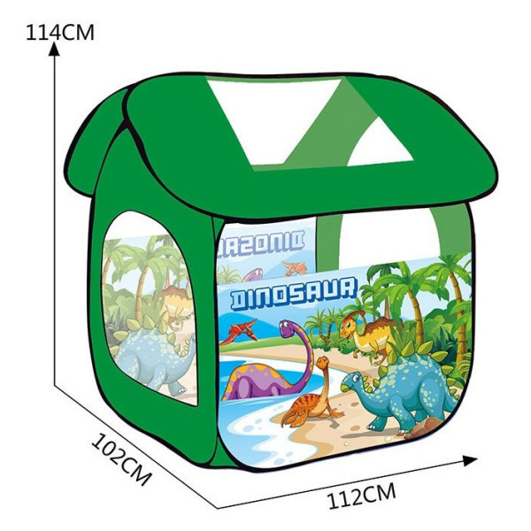 Дитячий намет-будиночок "Динозаври" 8009KL 114х102х112 см (8009KL)
