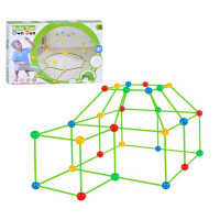 Дитячий конструктор "Build your own den" 2020-46 каркас, кульки, палички (2020-46)