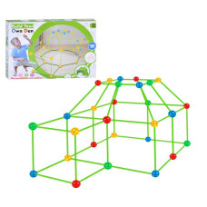 Дитячий конструктор "Build your own den" 2020-46 каркас, кульки, палички (2020-46)