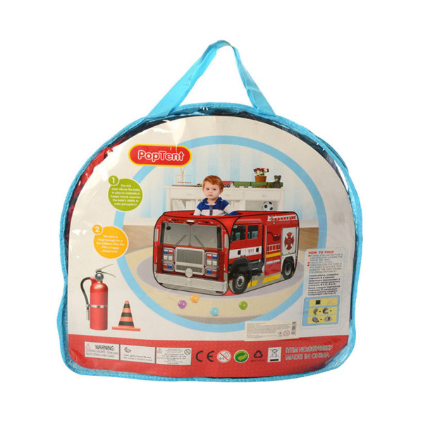 Дитячий намет SG7026XF Пожежна машина 110х72х72 см