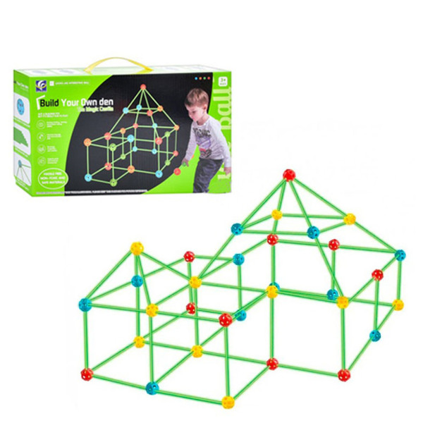 Дитячий конструктор "Build your own den" YF815 каркас, кульки, палички (YF815)