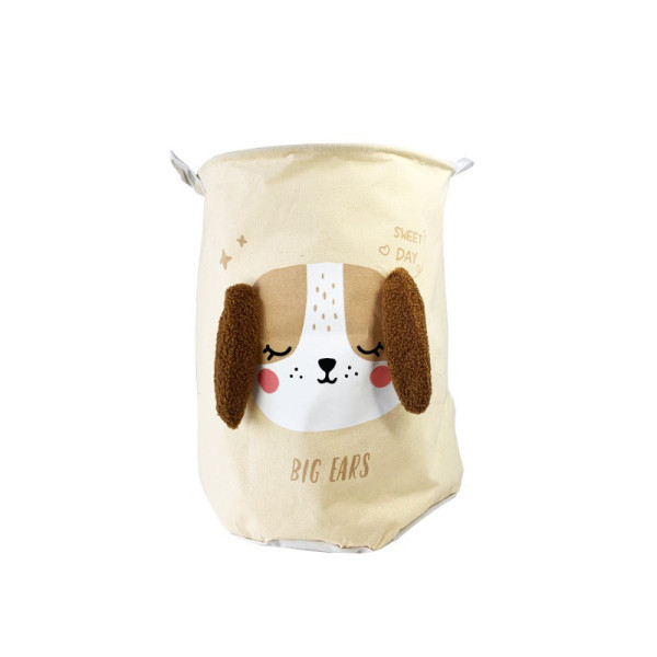 Кошик для іграшок та білизни "Big ears Собачка" MGZ-1009(Biege) 50 х 40 см (MGZ-1009(Biege))