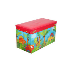 Корзина для игрушек MR 0362 Динозаврики, Красный(MR 0362-4)