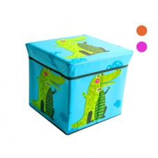Коробка-пуф для іграшок Крокодил MR 0364-1, 31-31-31 см